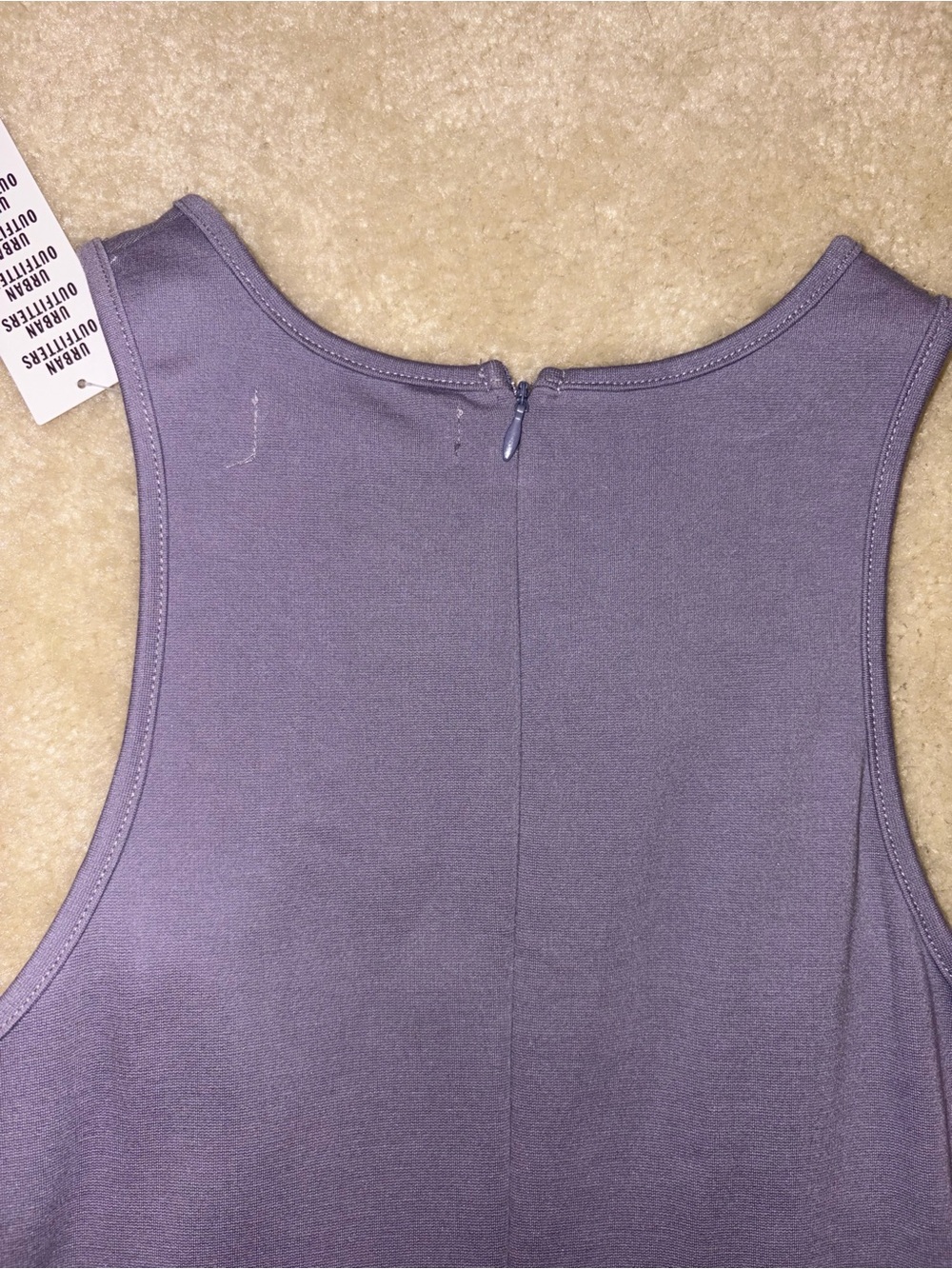 NWT Urban Outfitters Sleeveless Bodycon Dress - Slate Purple - Picture 3 of 5